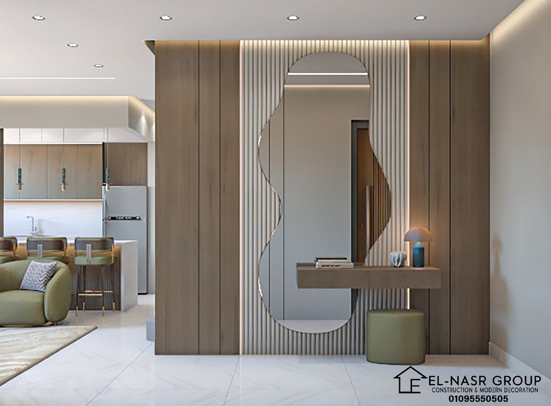 تصميم داخلى لشقة